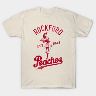 Rockford 1943 Peaches Vintage T-Shirt